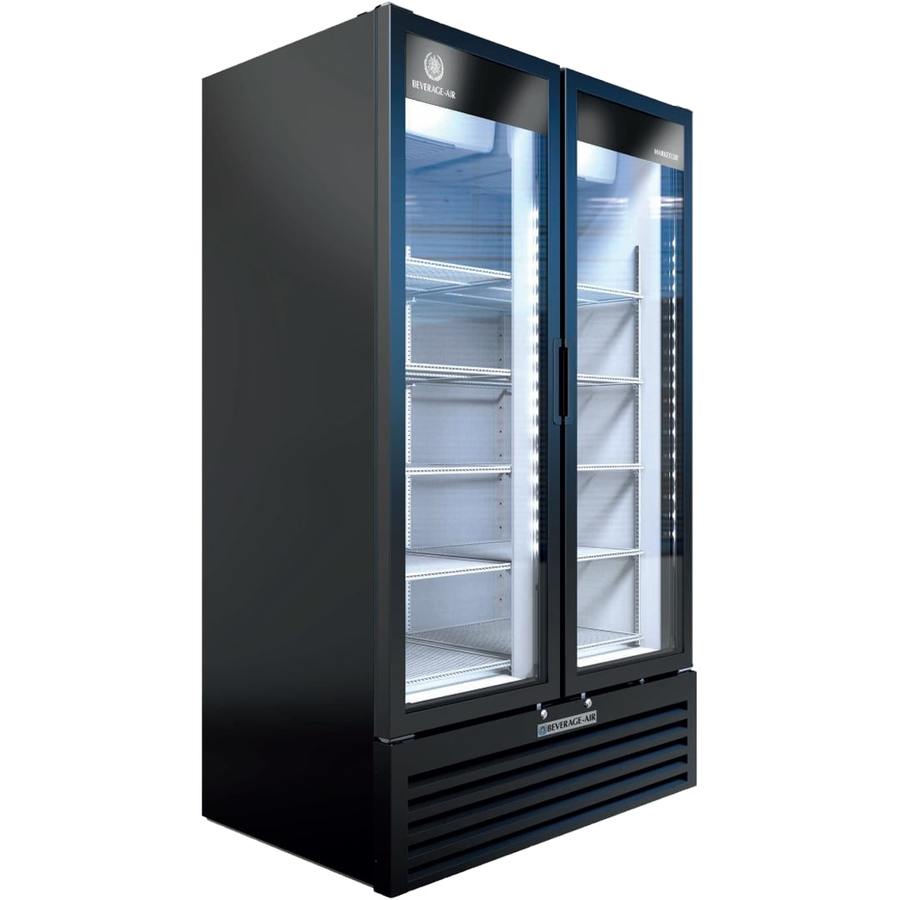 Beverage Air MT49-1B, 47 1/8” Black Hinged Door