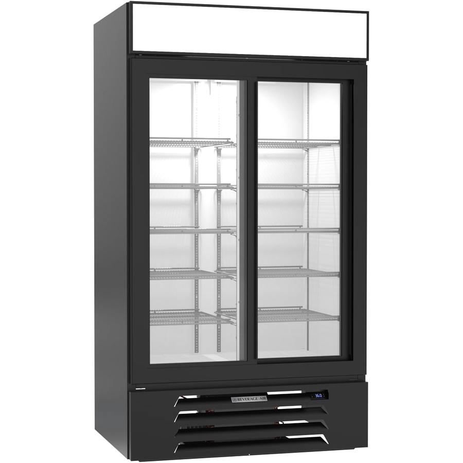 Beverage Air MMR38HC-1-B, 43 1/2" Black Sliding Glass Door