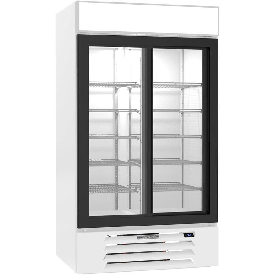 Beverage Air MMR38HC-1-B, 43 1/2" Black Sliding Glass Door