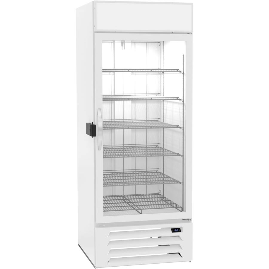 Beverage Air MMF27HC-1-W-IQ, 30” White Hinged Single Glass Door With Electronic Lock