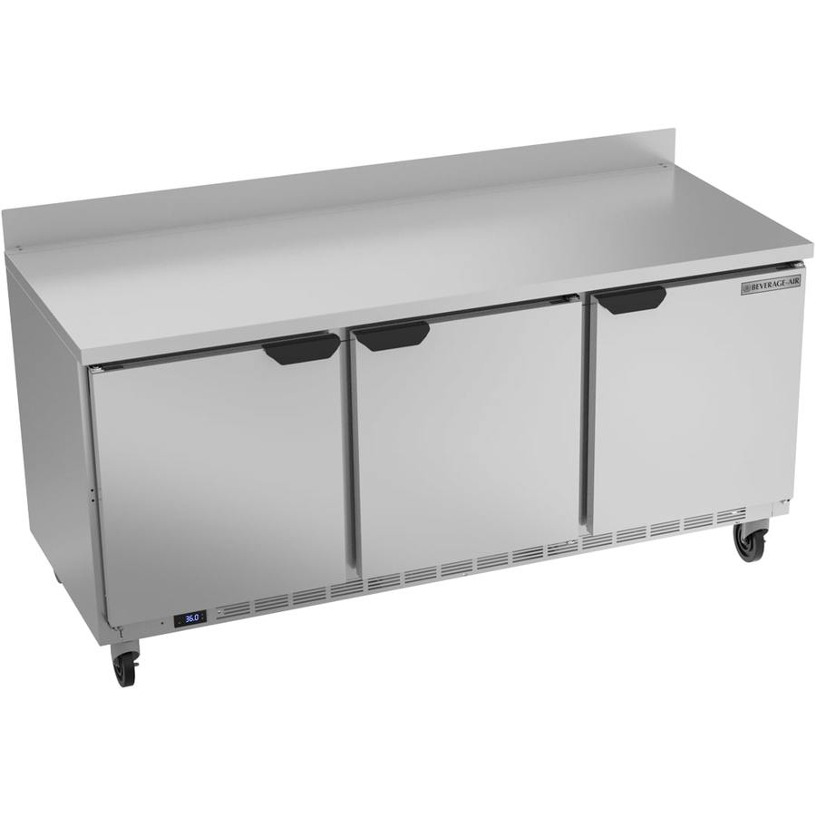 Beverage Air WTR72AHC, 72” Solid Door Worktop Refrigerator