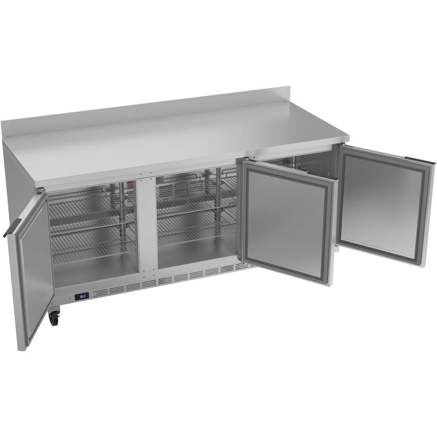 Beverage Air WTR72AHC, 72” Solid Door Worktop Refrigerator