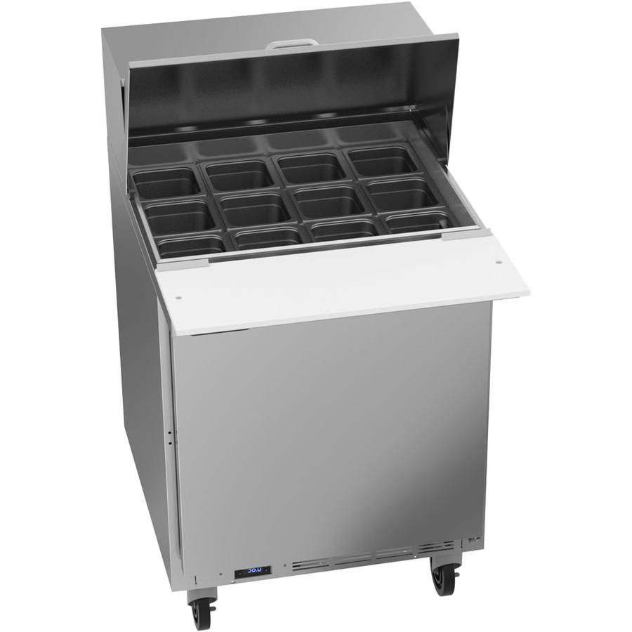 Beverage Air SPE27HC-12M-B, 27" Sandwich Prep Table Mega Top