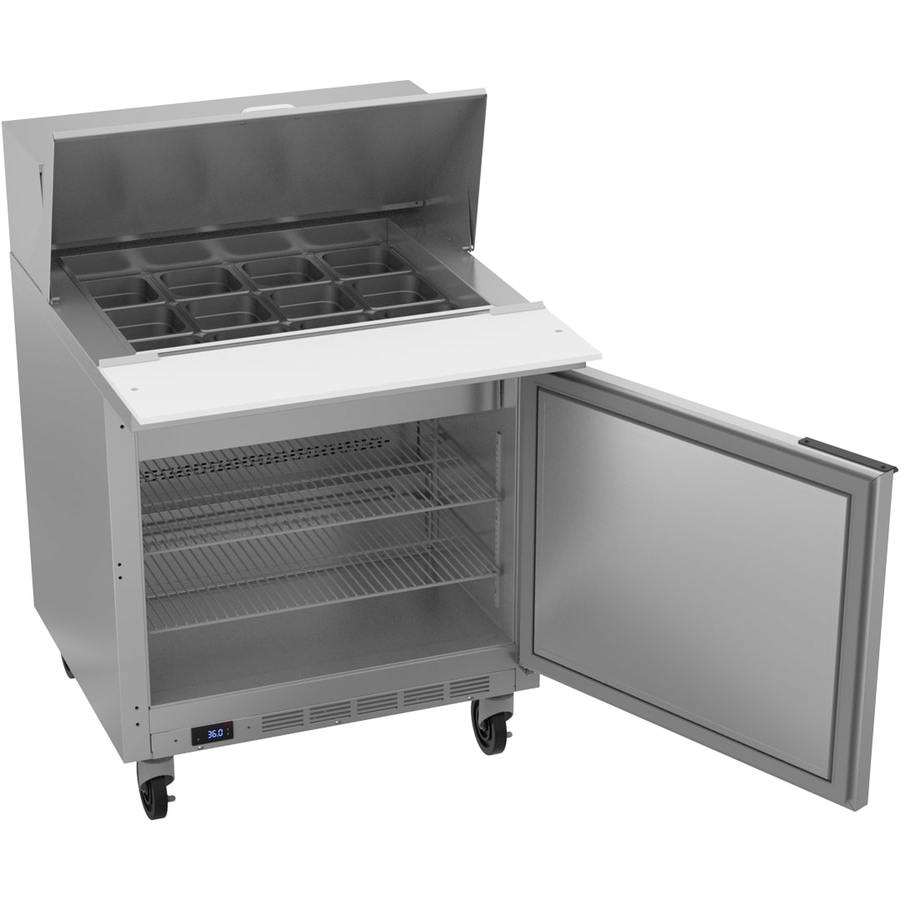 Beverage Air SPE32HC-12M, 32" Sandwich Prep Table Mega Top