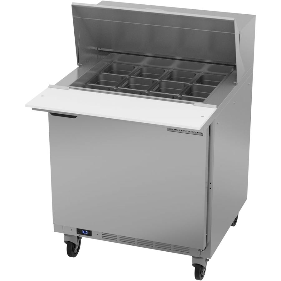 Beverage Air SPE32HC-12M, 32" Sandwich Prep Table Mega Top