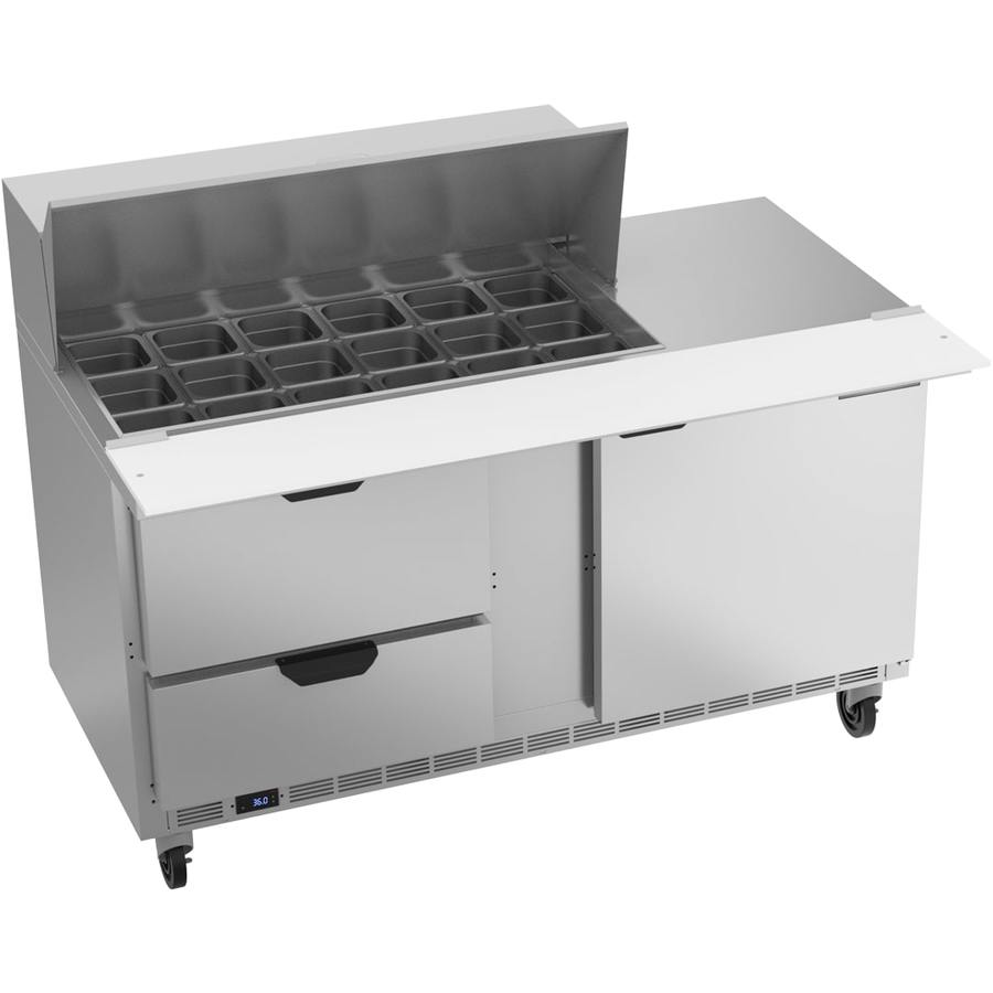 Beverage Air SPED60HC-18M-2, 60" Mega Top Sandwich Prep Table with Drawers