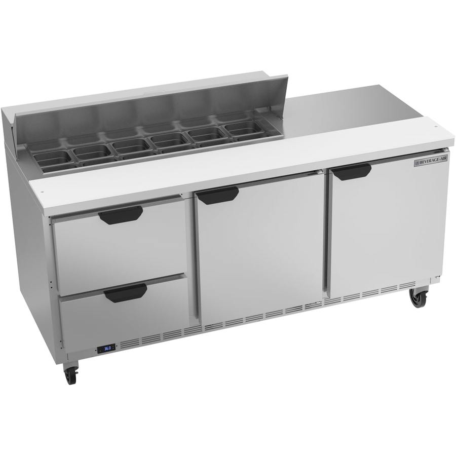 Beverage Air SPED72HC-12-2, 72" Sandwich Prep Table with Drawers