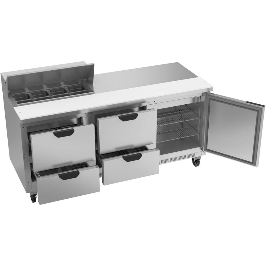 Beverage Air SPED72HC-08-4, 72" Sandwich Prep Table with Drawers
