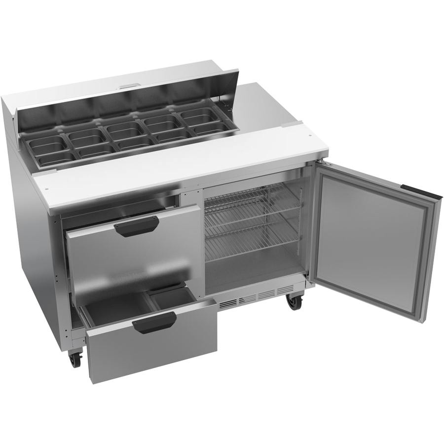Beverage Air SPED48HC-10-2, 48" Sandwich Prep Table with Drawers