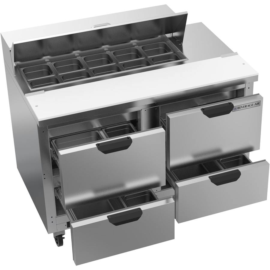 Beverage Air SPED48HC-10-4, 48" Sandwich Prep Table with Drawers