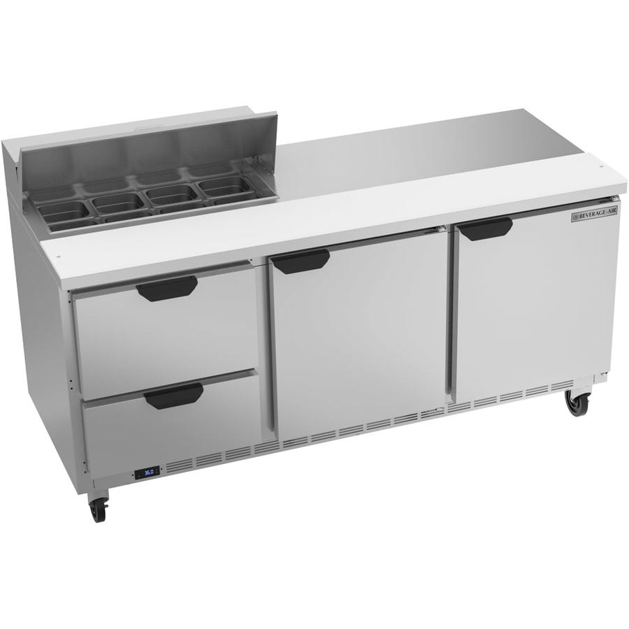 Beverage Air SPED72HC-08-2, 72" Sandwich Prep Table with Drawers