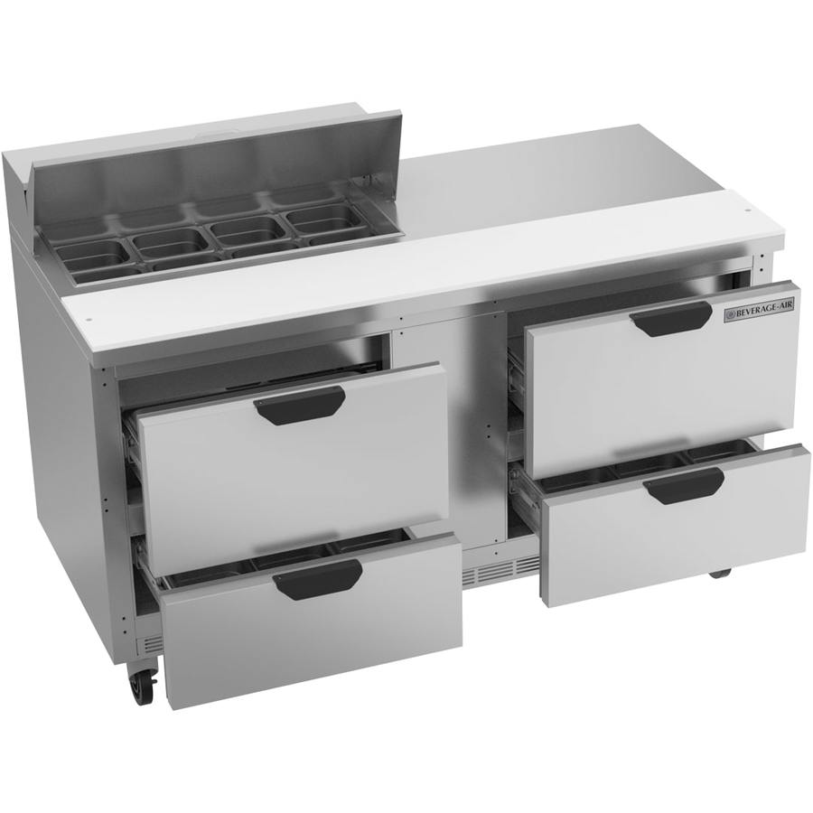 Beverage Air SPED60HC-08-4, 60" Sandwich Prep Table with Drawers