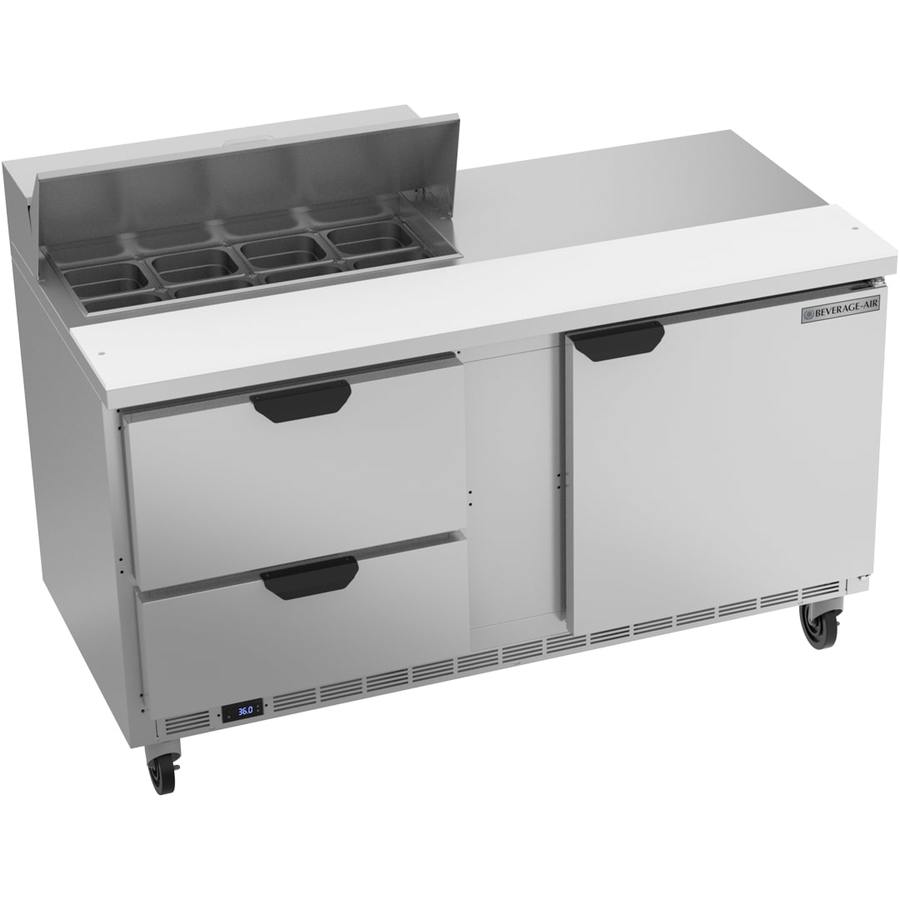 Beverage Air SPED60HC-08-2, 60" Sandwich Prep Table
