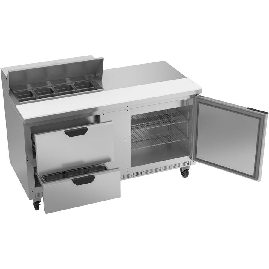 Beverage Air SPED60HC-08-2, 60" Sandwich Prep Table