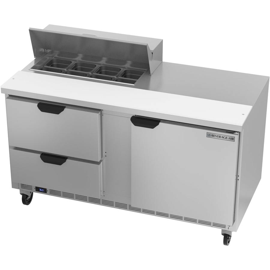 Beverage Air SPED60HC-08-2, 60" Sandwich Prep Table