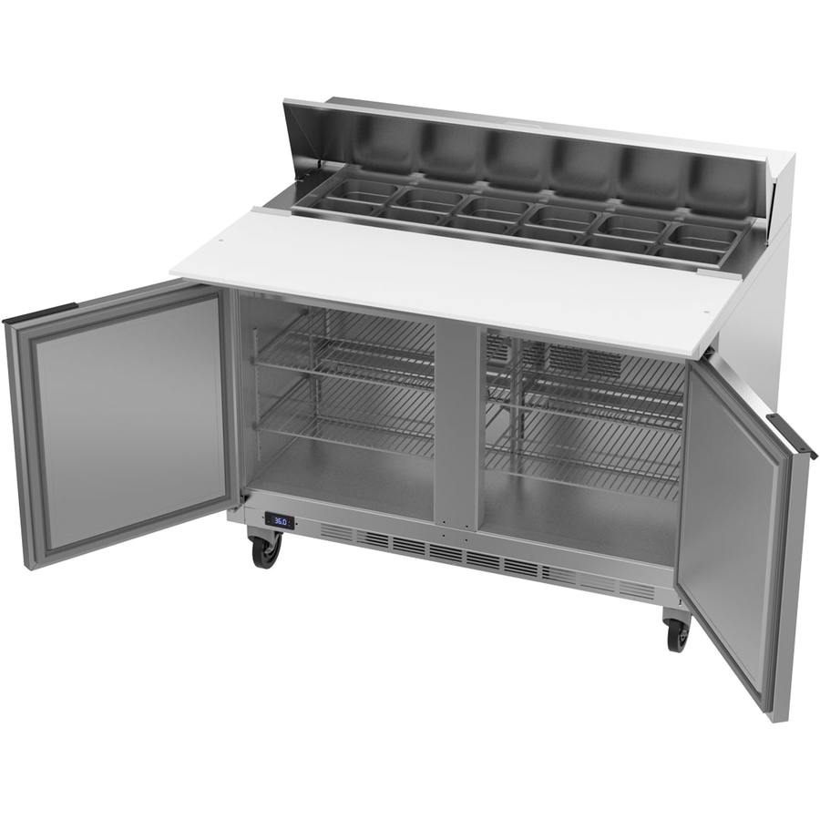 Beverage Air SPE48HC-12C, 48" Sandwich Prep Table With 17” Cutting Board