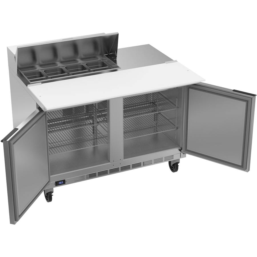 Beverage Air SPE48HC-08C, 48" Sandwich Prep Table With 17” Cutting Board