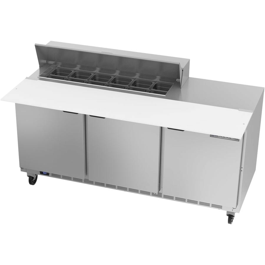 Beverage Air SPE72HC-12C, 72" Sandwich Prep Table With 17” Cutting Board