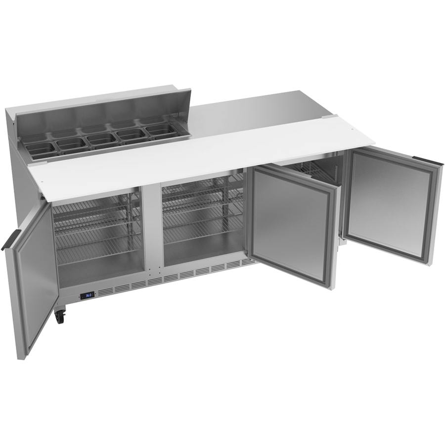 Beverage Air SPE72HC-10C, 72" Sandwich Prep Table With 17” Cutting Board