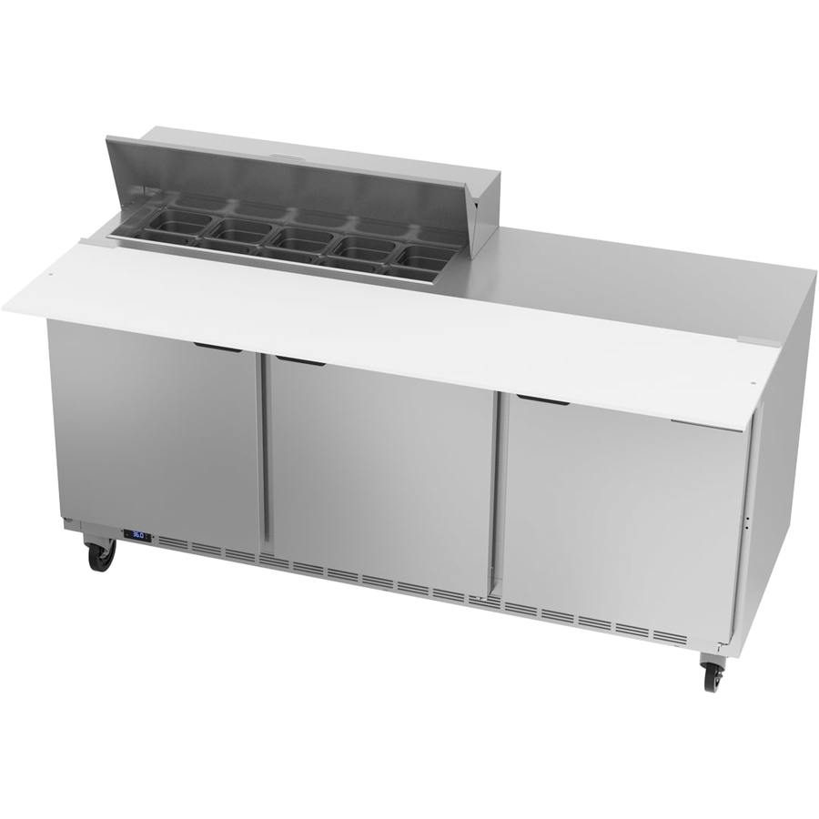 Beverage Air SPE72HC-10C, 72" Sandwich Prep Table With 17” Cutting Board