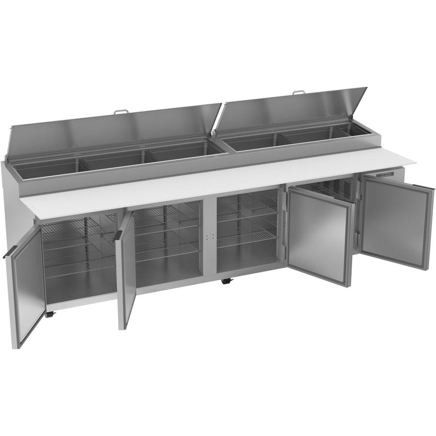 Beverage Air DP119HC, 119" Deli/Pizza Four Doors Prep Table
