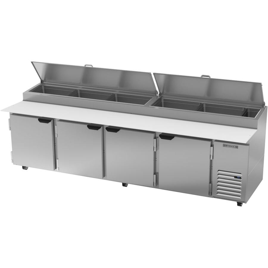 Beverage Air DP119HC, 119" Deli/Pizza Four Doors Prep Table