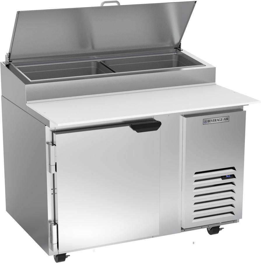 Beverage Air DP46HC, 46" Deli/Pizza One Doors Prep Table