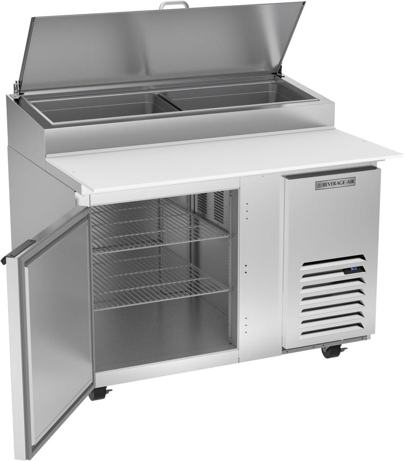 Beverage Air DP46HC, 46" Deli/Pizza One Doors Prep Table