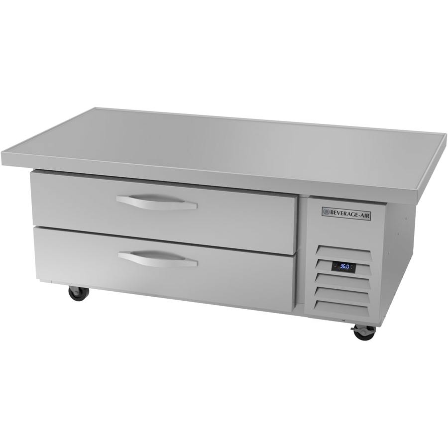 Beverage Air WTRCS52HC-60, 60" Two Drawer With Extended Top Chef Base Refrigerator