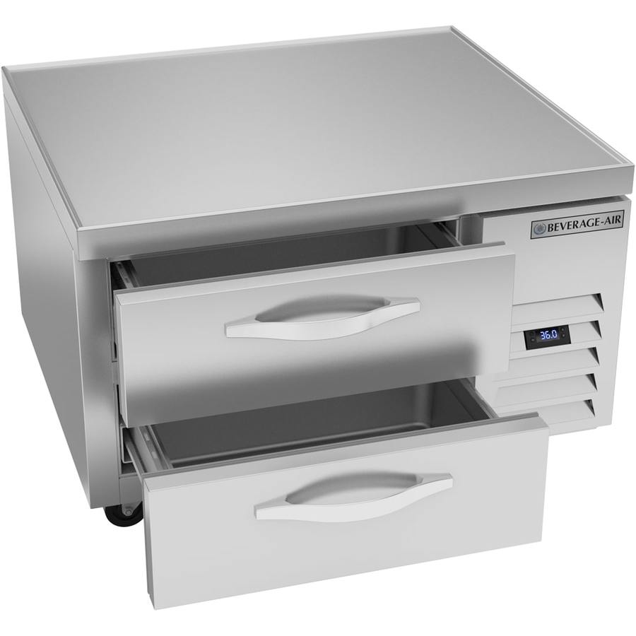 Beverage Air WTRCS36HC, 36" Two Drawer Chef Base Refrigerator