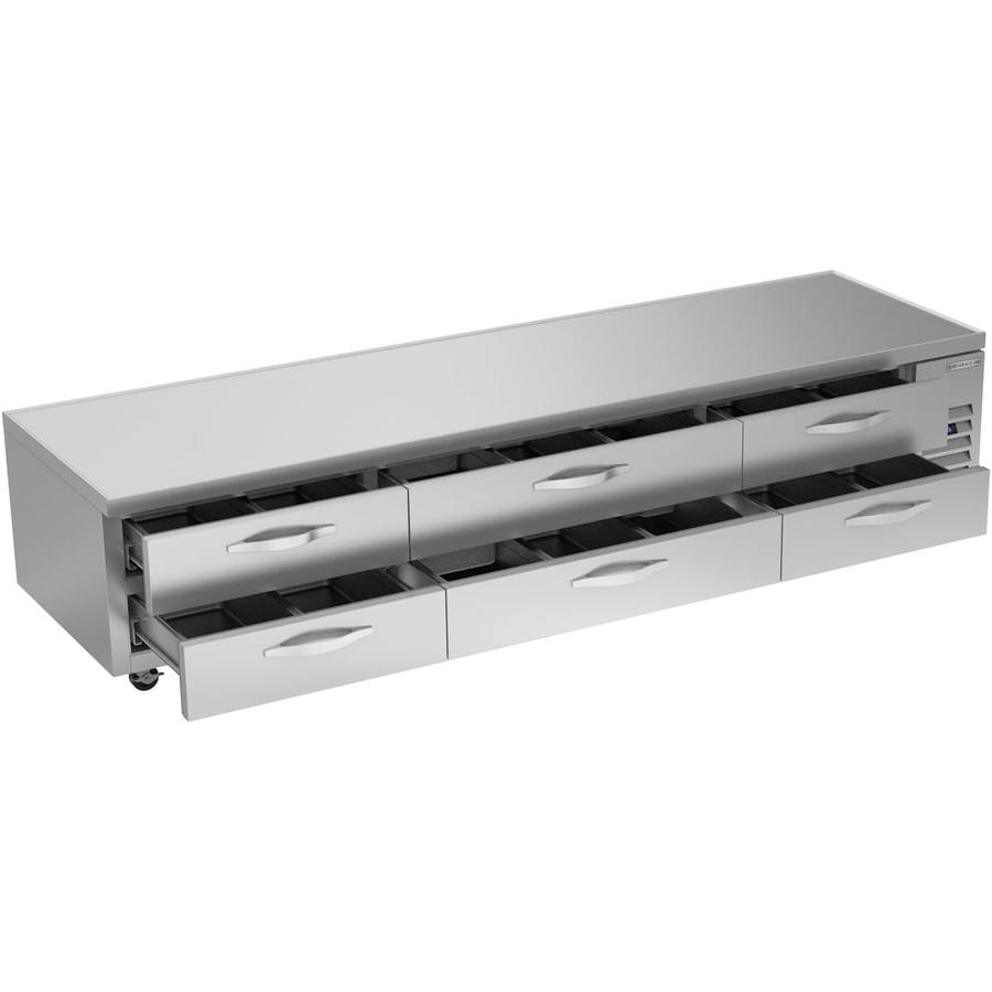 Beverage Air WTRCS112HC, 112" Six Drawer Chef Base Refrigerator