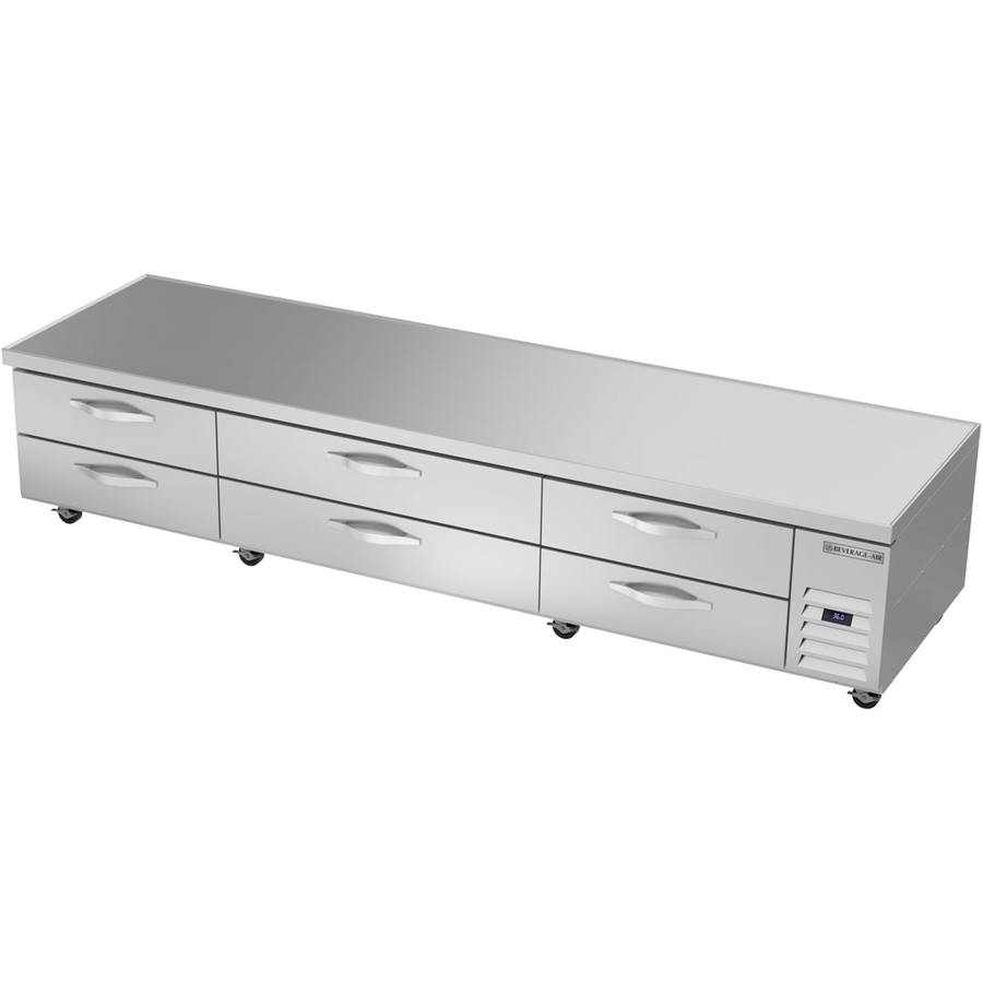 Beverage Air WTRCS112HC, 112" Six Drawer Chef Base Refrigerator