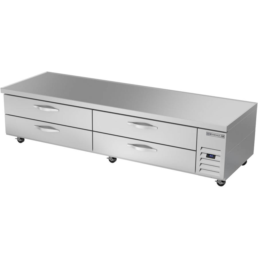Beverage Air WTFCS96HC, 96" Four Drawer Chef Base Freezer