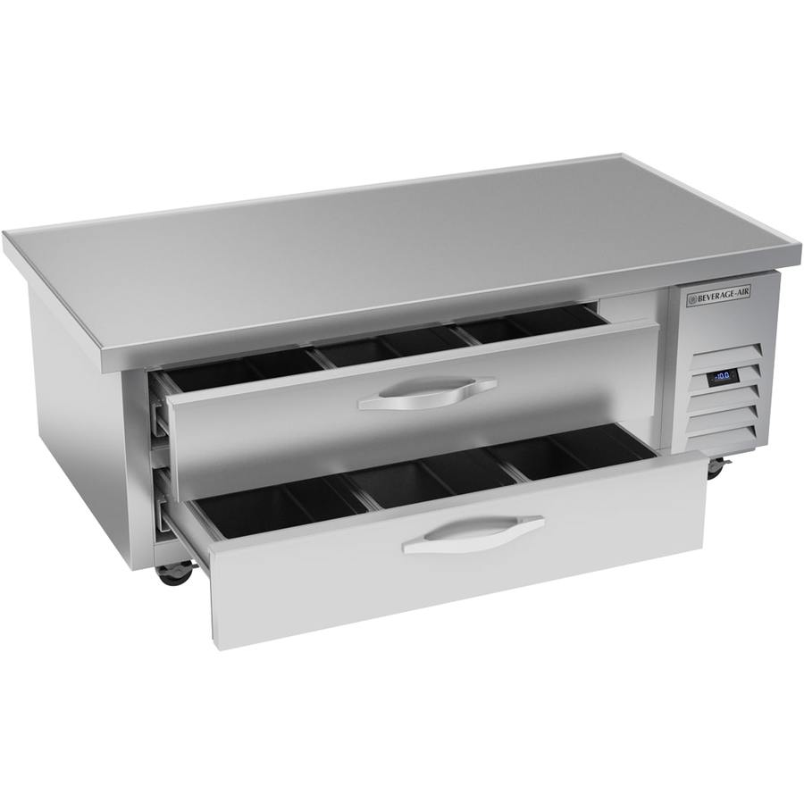 Beverage Air WTFCS60HC-64, 64" Two Drawer With Extended Top Chef Base Freezer