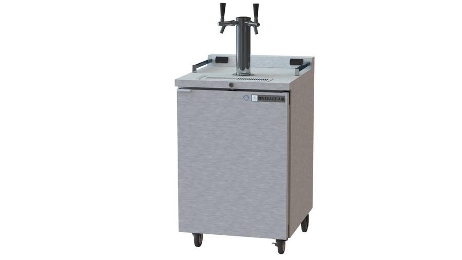 Beverage Air DZ24-1-B, 24" Dual Zone Dispenser