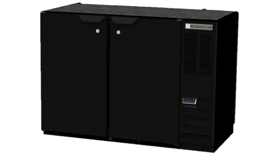 Beverage Air BB48HC-1-PT-B, 48" Back Bar Refrigerator Solid Door Pass-Thru