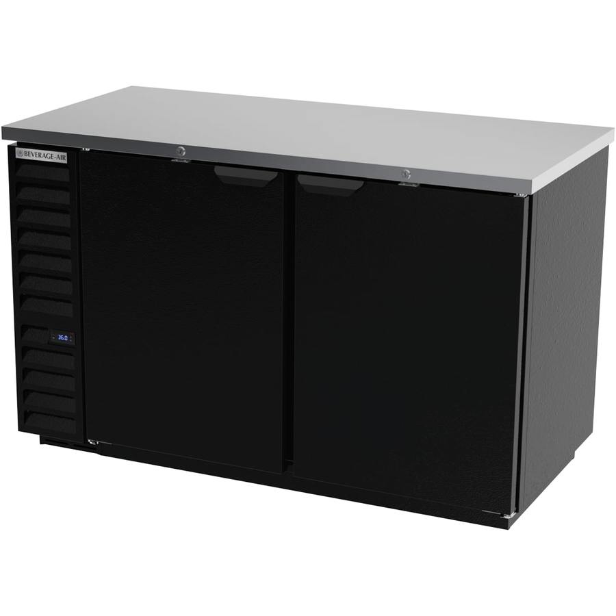 Beverage Air BB58HC-1-B, 59" Solid Door Bar Back Refrigerator