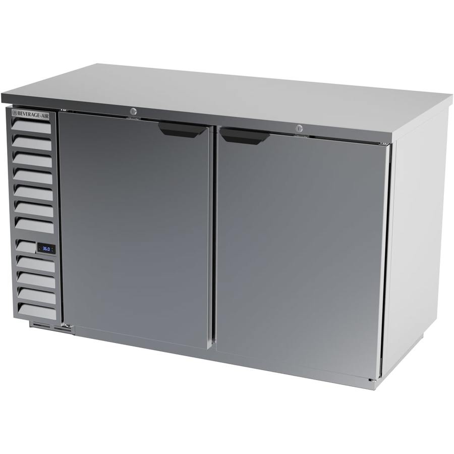 Beverage Air BB58HC-1-B, 59" Solid Door Bar Back Refrigerator