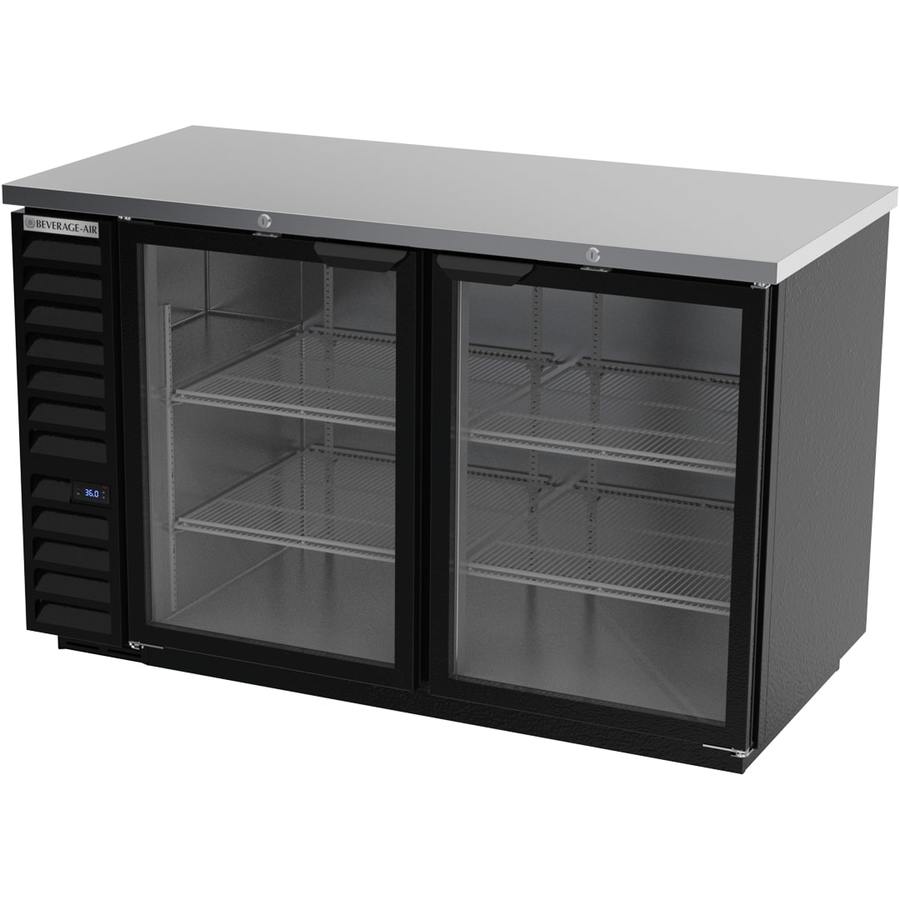 Beverage Air BB58HC-1-G-B, 59" Glass Door Back Bar Refrigerator