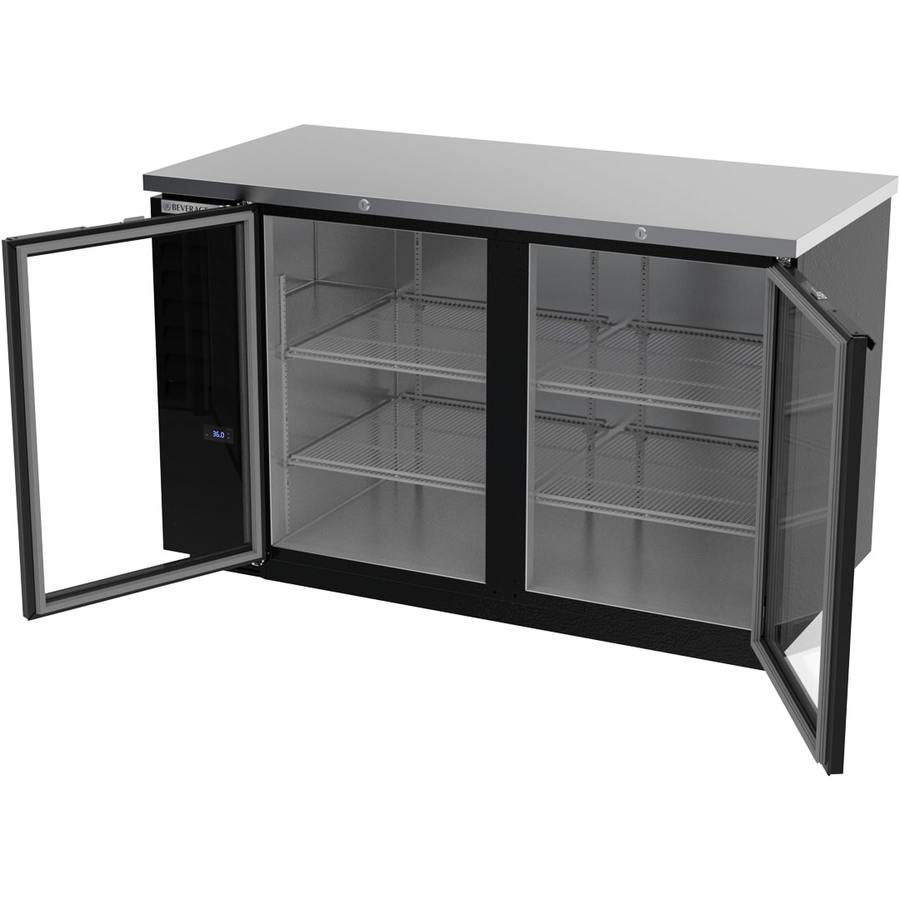 Beverage Air BB58HC-1-G-B, 59" Glass Door Back Bar Refrigerator