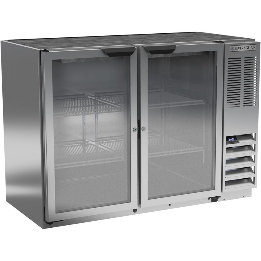 Beverage Air BB48HC-1-G-B, 48" Glass Door Back Bar Refrigerator