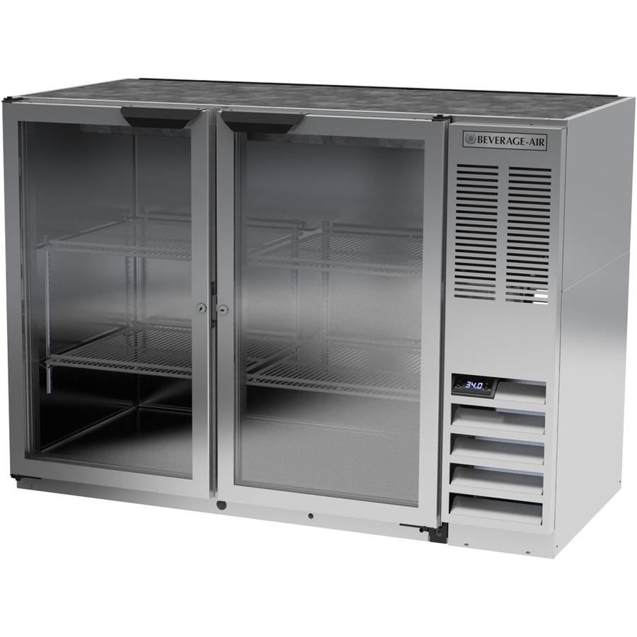 Beverage Air BB48HC-1-GS-B, 48" Sliding Glass Door Back Bar Refrigerator