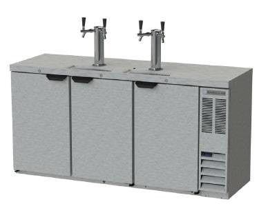 Beverage Air DD72HC-1-S, 72" Dual Tower With Dual Faucets – Direct Draw Dispenser