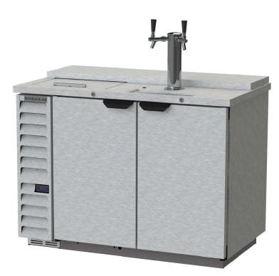 Beverage Air DD50HC-1-C-S, 50 1/2" Club Top Single Tower With Dual Faucets – Direct Draw Dispenser