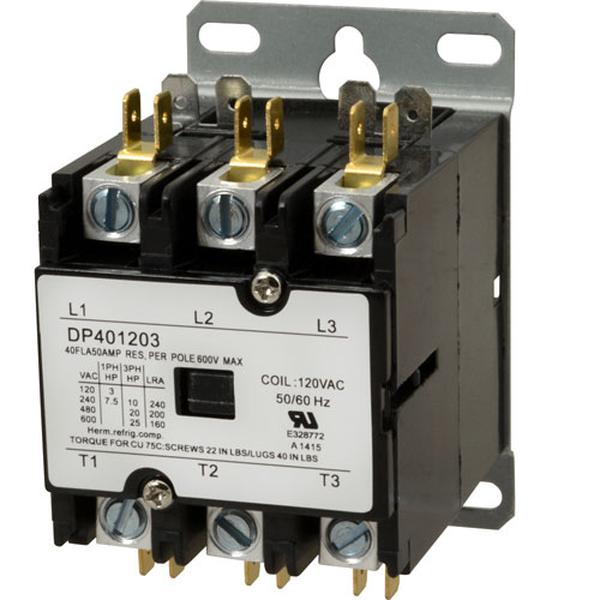 Wells 71349, Contactor, 3 Pole, 40 Amp, 120V