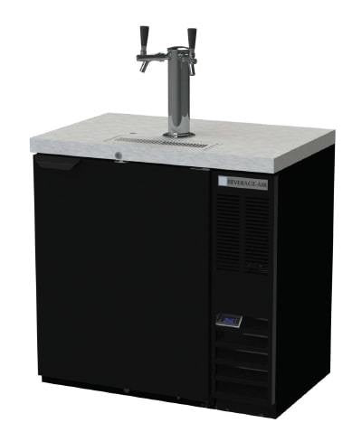 Beverage Air DD36HC-1-B, 36" Single Tower With Dual Faucets – Direct Draw Dispenser