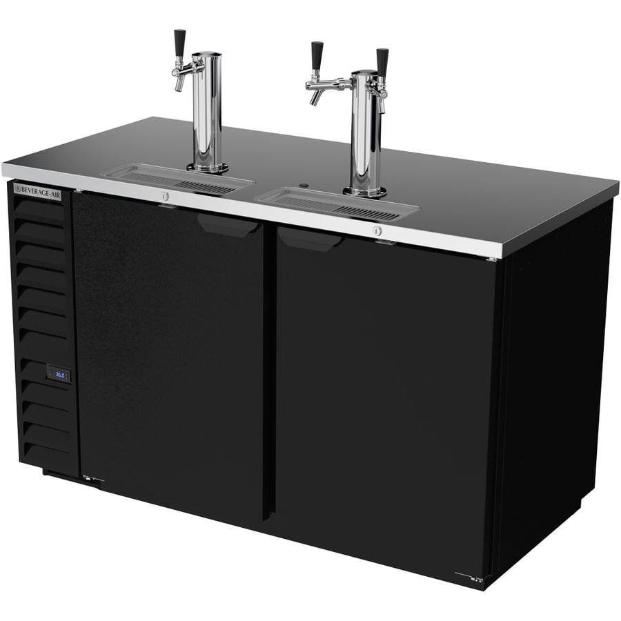 Beverage Air DD58HC-1-B, 59" Dual Towers, One Single & One Dual Faucets – Direct Draw Dispenser