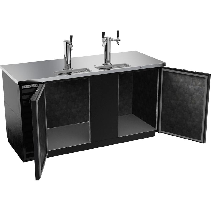 Beverage Air DD68HC-1-B, 69" Two Towers, One Single & One Dual Faucets – Direct Draw Dispenser