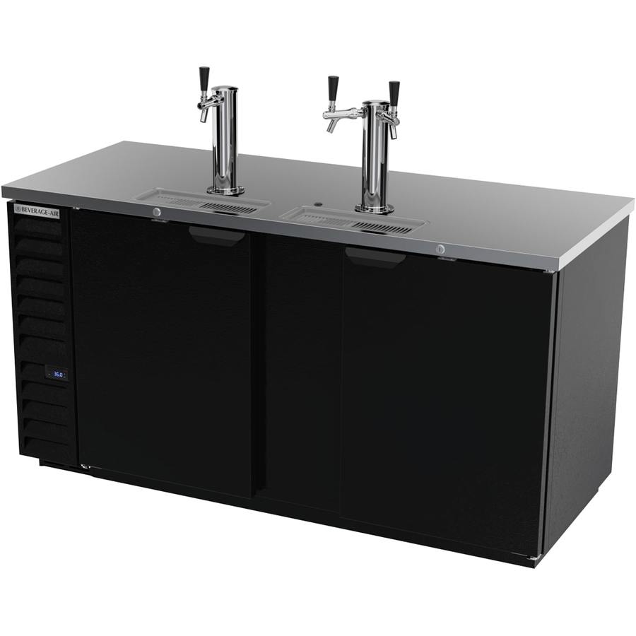 Beverage Air DD68HC-1-B, 69" Two Towers, One Single & One Dual Faucets – Direct Draw Dispenser