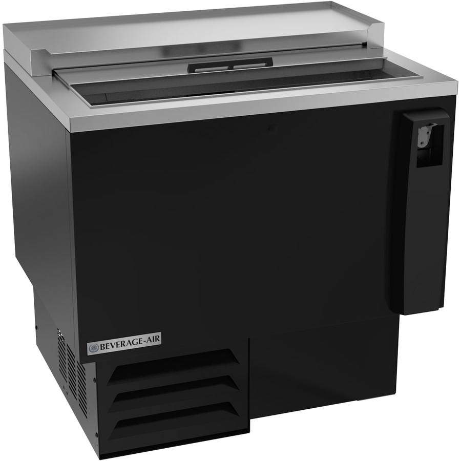 Beverage Air SF34HC-B, 34" Bar Equipment – Horizontal Bottle Cooler Shallow Well